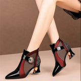 Women Casual Pointed Toe Mesh Breathable Comfort High Heel Shoes Lady Fashion Sweet Navy Blue Stylish Heel Shoes Zapatos