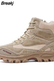 Military Combat Boots Men Genuine Leather US Army Hunting Trekking Camping Mountaineering Winter Work