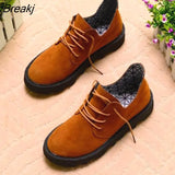 Canvas Shoes Women Autumn Winter Shoes High Quality Ladies Casual Shoes Lace up Women's Flats