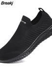 men sneakers light fashion casual shoes slip-on comfortable women pink couple shoes large size gray without