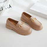 for Woman 2023 Low Heel Elegant Women's Summer Footwear Platform Black Loafers Comfortable Fashion Shoe Stylish Slip on