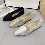 Women Shoes 2024 New Pointed Toe Flat Shoes Slip on Women Loafers Fashion Office Casual Flats Zapatos Mujeres Moccasins