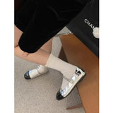 2024 New Style Soft Leather, Small Fragrant Style, Thick Heel, Mary Jane Shoes, French Retro Color, One Word With Single