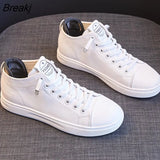 Spring Summer Shoes Women Sneakers Genuine Leather White Shoes Fashion Ladies Sneakers Flat Casual Soft Footwear