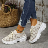 Sole Elevated Casual Shoes for Women New Plus Size 42 Women Shoes Retro Mixerd Colors Sneakers Women Zapatos