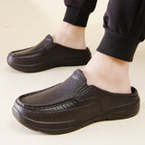 Men Women Slippers Thick Platform Outdoor Clogs Shoe Beach Sandals Male Soft Eva Indoor Home Slides Lover Flip