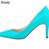 Shoes 2023 Women Pumps Fashion 9cm High Heels Pointed Toes Black White Shoe Women Wedding Shoes Ladies