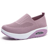 Breakj Breathable Pad Women's Shoes Thick-Soled Sports Casual Shoes Large-Size Flying Shake