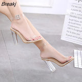 transparent high heels pumps women shoes ladies party shoes woman high heel wedding shoes talon femme