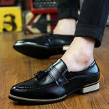 Men's Casual Shoes Fashion business dress Soft Moccasins Loafers High-Quality men Leather shoes Gommino Zapatos Chaussure