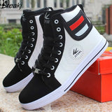 Men Shoes Spring Fashion Boots Shoes Man High Top Shoes Men Lace Up Casual Shoe Chaussure