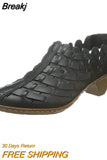 New Women Sandals Summer GLADIATOR Fashion Stitching Pointed Toe Ladies Heel Shoes Female Casual Sandalias Mujer Size