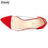 Womens Leather VELVET High Heels Corset Pointed Toe Party Pumps Ladies Wedding