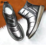 Men's Shoes, Snow Boots, Men's Warm Cotton Shoes, Men's Cotton Boots, Plus Velvet, Waterproof Non-slip Men's