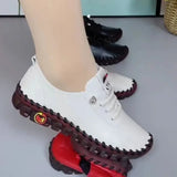Spring Women Sneakers Casual Women Shoes Platform Loafers Leather Flats Slip-On Mom Shoe Mujer Zapatos Chaussure