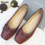Flats for Women Boat Shoes Slip-on Women Flats Office Ladies Shoes Soft Comfortable Big Size 41