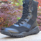 Men's Work Shoes SFB Light Men Combat Ankle Military Army Boots Waterproof Lace Up Tactical Boot Fashion Mesh Motorcycle