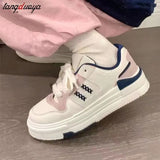 Women's Vulcanized Shoes Fall Winter Women's High Platform White Sneakers Tenis Femme Zapatillas Mujer Women's Platform