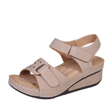 Summer Trend Women Sandals Soft Bottom Wedge Heels Sandals Women Platform Sandalias Mujer Elegant Wedges Shoes for