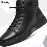 Autumn New High Top Work Shoes for Men Platform Ankle Boots Fashion Quality Boots Outdoor Booties Zapatos De