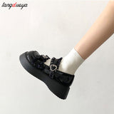 Lolita Shoes Sweet Mary Janes Woman platform shoes Japanese Style Fashion Cute Party Jk Shoes for Girls Zapatos