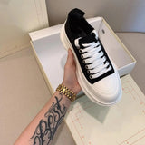 Women Casual Canvas Sneakers Winter New Sport Running Warm Women Shoes Platform Heels Student White Mujer Zapatillas