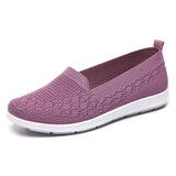 New Women Sneakers Ladies Breathable Walking Woven Shoes Anti-slip Lightweight Female Flats Casual Shoe Zapatillas