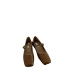 Flats 2023 Brand Design Square Toe Women Ballet Shoes Casual Buckle Strap Female Dress Shoes Low