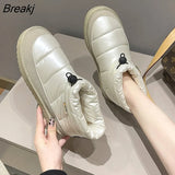 Female Winter Keep Warm Women Boots Keep Warm Waterproof Snow Boots Internal Increase Boots Thigh High Flat