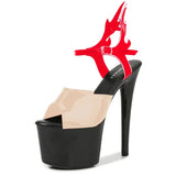 Stripper Heels Women Shoes Sexy Show Sandals Party Club Platform Stiletto High-heeled Pole Dance Prom Dress Shoes