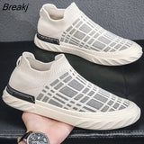 Men Walking Shoes Breathable Sneakers 2022 Summer Mens Casual Shoes Slip-on Socks Sneaker Men's Loafers Zapatillas