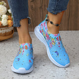 Women Shoes 2024 Trend Comfort Breathable Casual Women Sneakers Fashion Rhinestone Flat Shoes for Women Plus Size