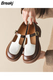 Heels Women's Shoes Platform Clogs PU Basic Rubber Hoof Women's Shoes Platform Low Heels Clogs Rubber Basic