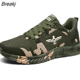 New Camouflage Fashion Sneakers Women Breathable Casual Shoes Men Army Green Trainers Lover