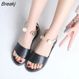 Summer 2023 Women Beaded Pearl Sandals Slippers Shoes Ladies Flats Sandals Flip Flop Casual Flat Slingback Sandals