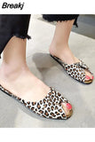 Slippers Flat Summer Open Toe Sandals Mules Shoes for Women 2023 Elegant Slides Rubber New Fashion Black H Sandal