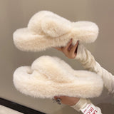 It And Wear It! Online Celebrity Hairy Slippers Women Wear New Style Fairy Ins Chao Slippers In Autumn And Winter Of
