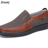 Shoes for Men Summer Slip on Loafers Men's Casual Shoes Breathable Walking Flats Soft Dad Shoes Male Sneakers Size