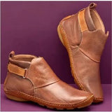 Breakj Large-Size Women's Boots 2025 Autumn And Winter Short-Clinic Velo Sticker Women's Boots Low And Martin