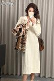 Autumn Knitted Y2k Mini Dress Elegant Sweater Woman Pure Color Korean Fashion Dress Casual Party Long Sleeve Dress