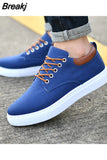 Arrival Canvas Shoes Men Spring Summer Casual Canvas Shoes For Men Lace-Up Flats Men Shoes Driving Sneakers Men