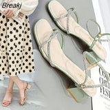 Summer Bling Woman Sandals Crystal Sexy Heels Shoes For Ladies Gold Narrow Band Sandalias mujer White Wedding