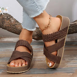 Flatform Cork Sandals Women Summer 2023 Non Slip Platform Clogs Slippers Female Thick Bottom Outdoor Slides Shoes