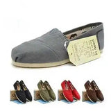 Mouth Shoes Woman Flats Dress Canvas Rubber Cotton Fabric PU Basic Shoes Woman Flats Shallow Mouth Dress Basic PU