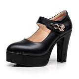 Women High Heels Block Heels Gold Silver Wedding Shoes Women Pumps 2023 Rhinestone 10cm Party Dress Shoe Plus Size