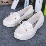 New Women's Rain Boots Short Tube Korean Lace Up Flat Rain Shoes Cute Women Rainshoes Waterproof Non-Slip Rubber