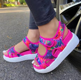 Women's Shoes 2023 Summer Fashion Casual Sports Sandals Women's Beach Wedge Sandals Women's Trend Platform Sandals Roman