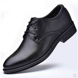 Men Dress Shoes High Quality Formal Business Shoes Men's Oxford Shoes Leather Casual Shoes Fashion Office