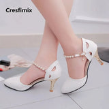 damskie women fashion spring slip on office heels lady cute sweet comfortable high heel shoes female cute shoes