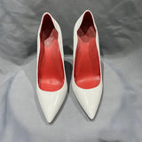 Women Sexy Patent Extremely High Heel Shoes Pointy Toe Curl Cut Ladies Designer Stiletto Pumps Pink Black